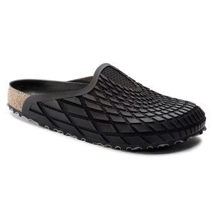 Birkenstock - AMSTERDAM MICRO FIBRE RUBBERIZED BLACK - 39 Regular NWOT